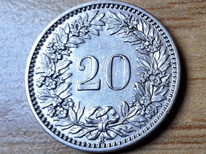 Tutti le monete: 20 Rappen 1912 - sehr schön! – Usato da Münchenstein venduto da purbach1 1