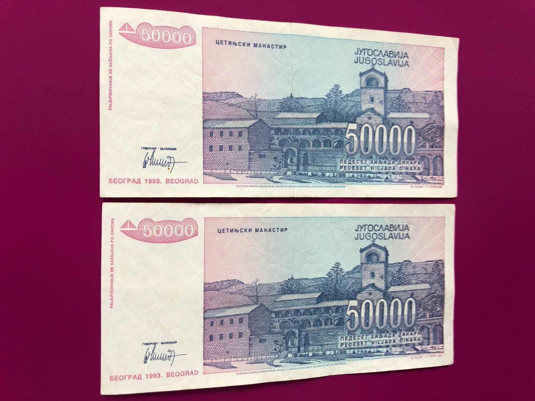 Banconote: HYPERINFLATION - Belgrad - Dinar - 2 [] – Usato da Pfäffikon SZ venduto da Sieben77 1