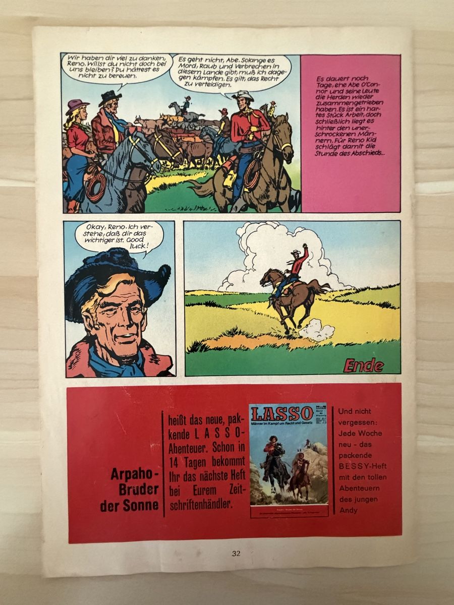 BD: Lasso Western Bastei Heft 83, schön  – D'occasion à Kehrsatz par Raboy 1