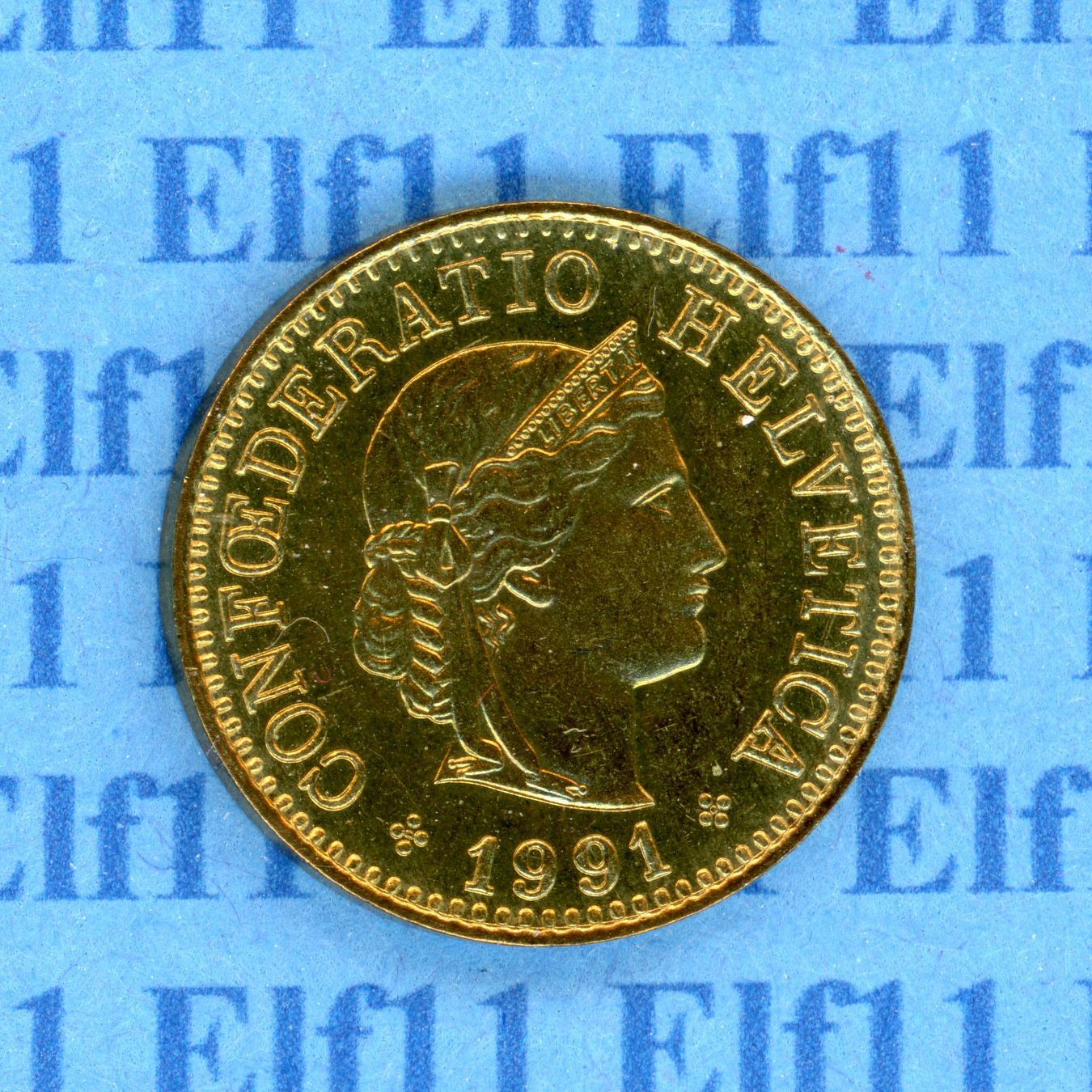 Tutti le monete: CHF___0.05 1991 -stgl 5 Rappen – Nuovo (secondo la descrizione) da Widnau venduto da Elf11