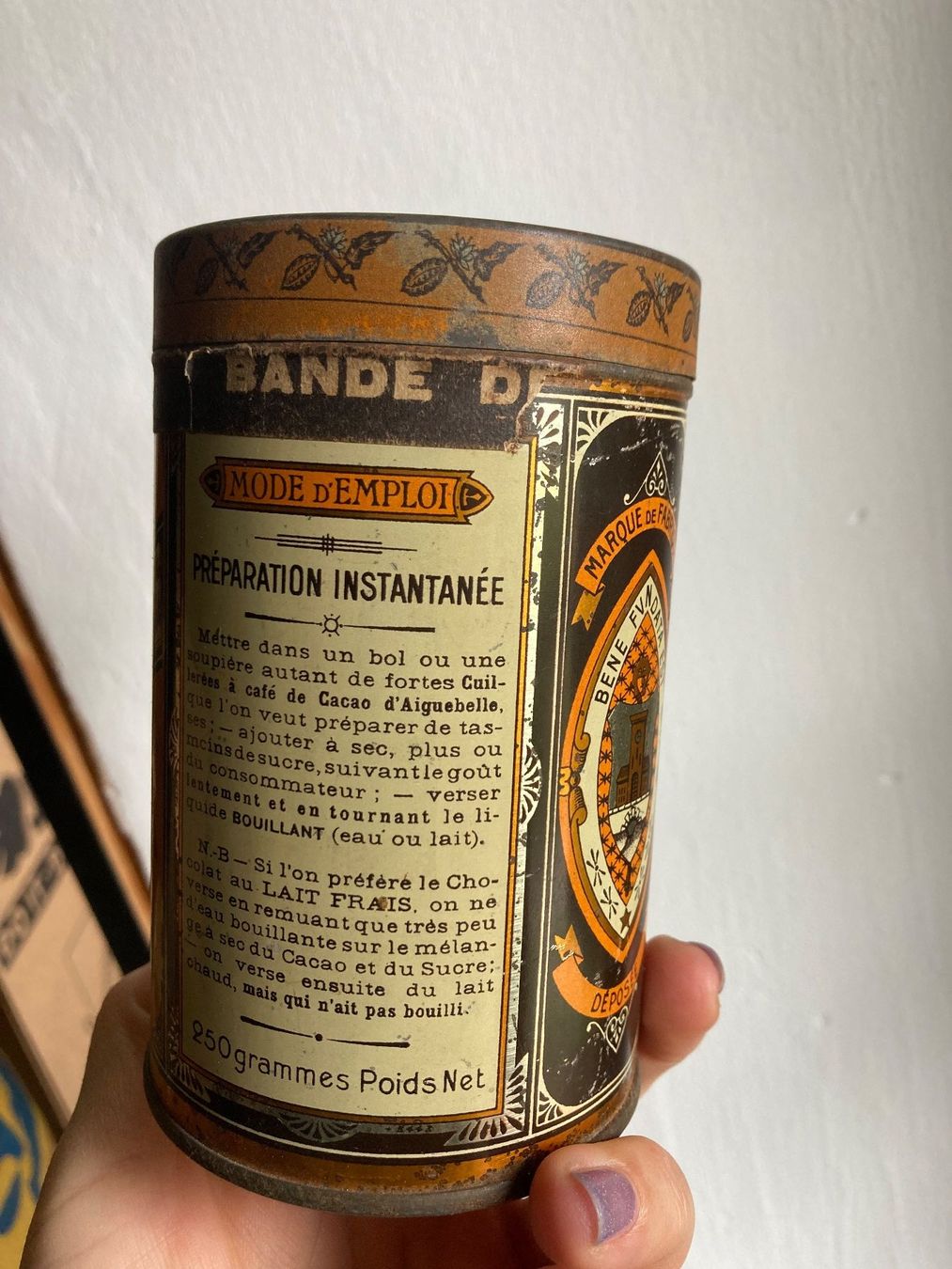 Dosen: Blechdose Aiguebelle Cacao boite – Gebraucht aus St-Cierges von LeRegain 2