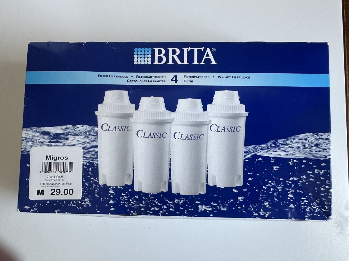 Migros Sanitari: Brita Filterkartuschen Classic 4 Stk. NEU – Nuovo e nell'imballaggio originale da Uetendorf venduto da Gar_9pvy