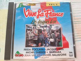 Cd Vive la France - Les disques d'or Volume 2