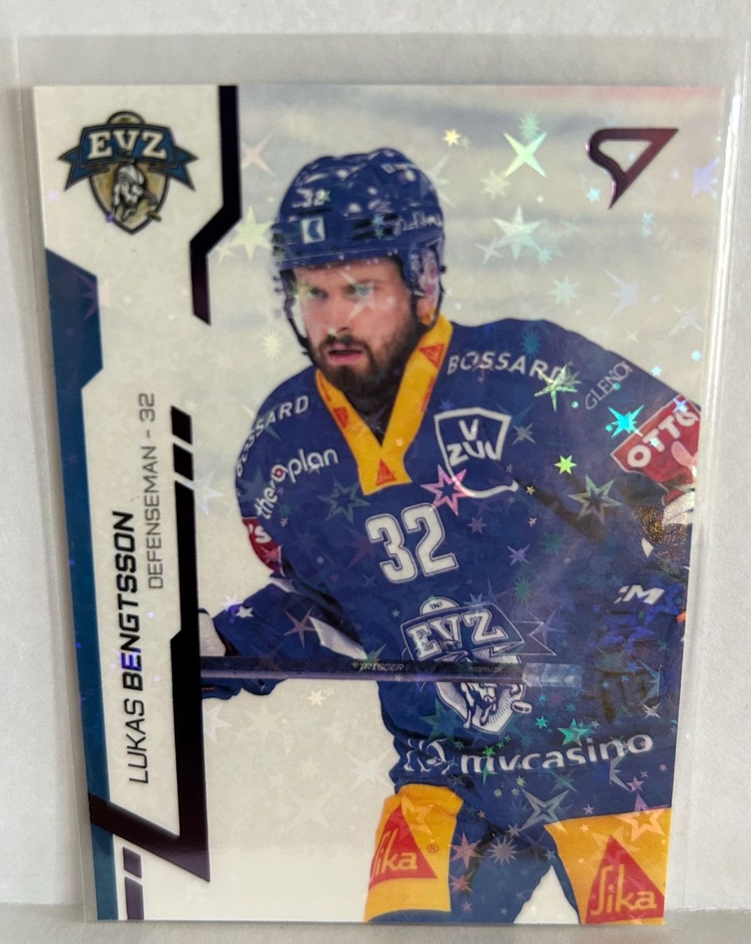 Sportzoo Carte collezionabili: EV Zug Purple Parallel Lukas Bengtsson – Nuovo (secondo la descrizione) da Cham venduto da 9inches