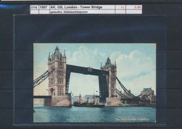 1907 AK, GB, "London - Tower Bridge", gelaufen