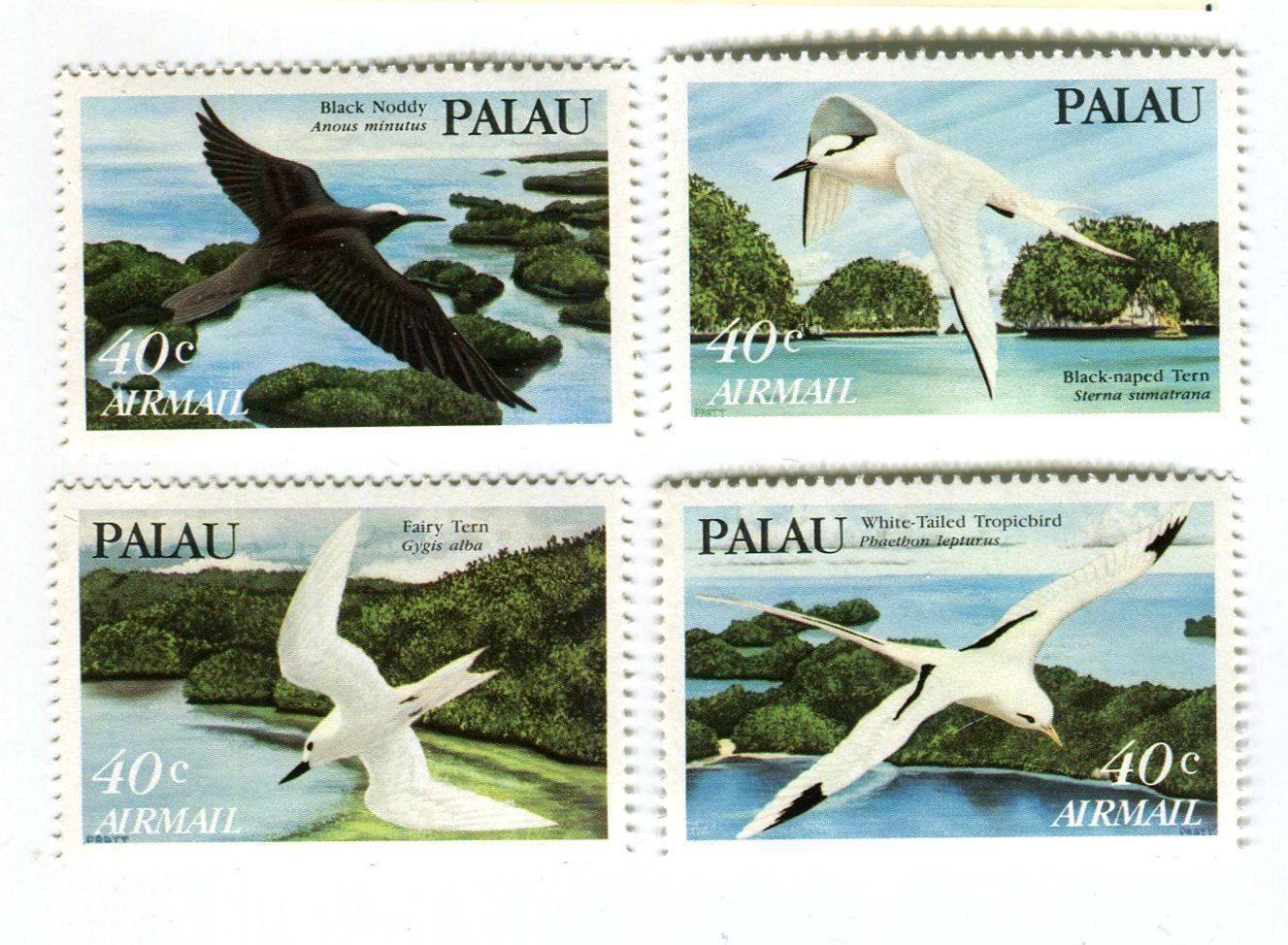 Tutti i francobolli: Briefmarken "Seeschwalben, Tropikvogel". Palau – Nuovo e nell'imballaggio originale da Basel venduto da Butsch5