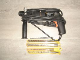 Black+Decker-Bohrhammer BD 651 450W mit diversen Bohrer