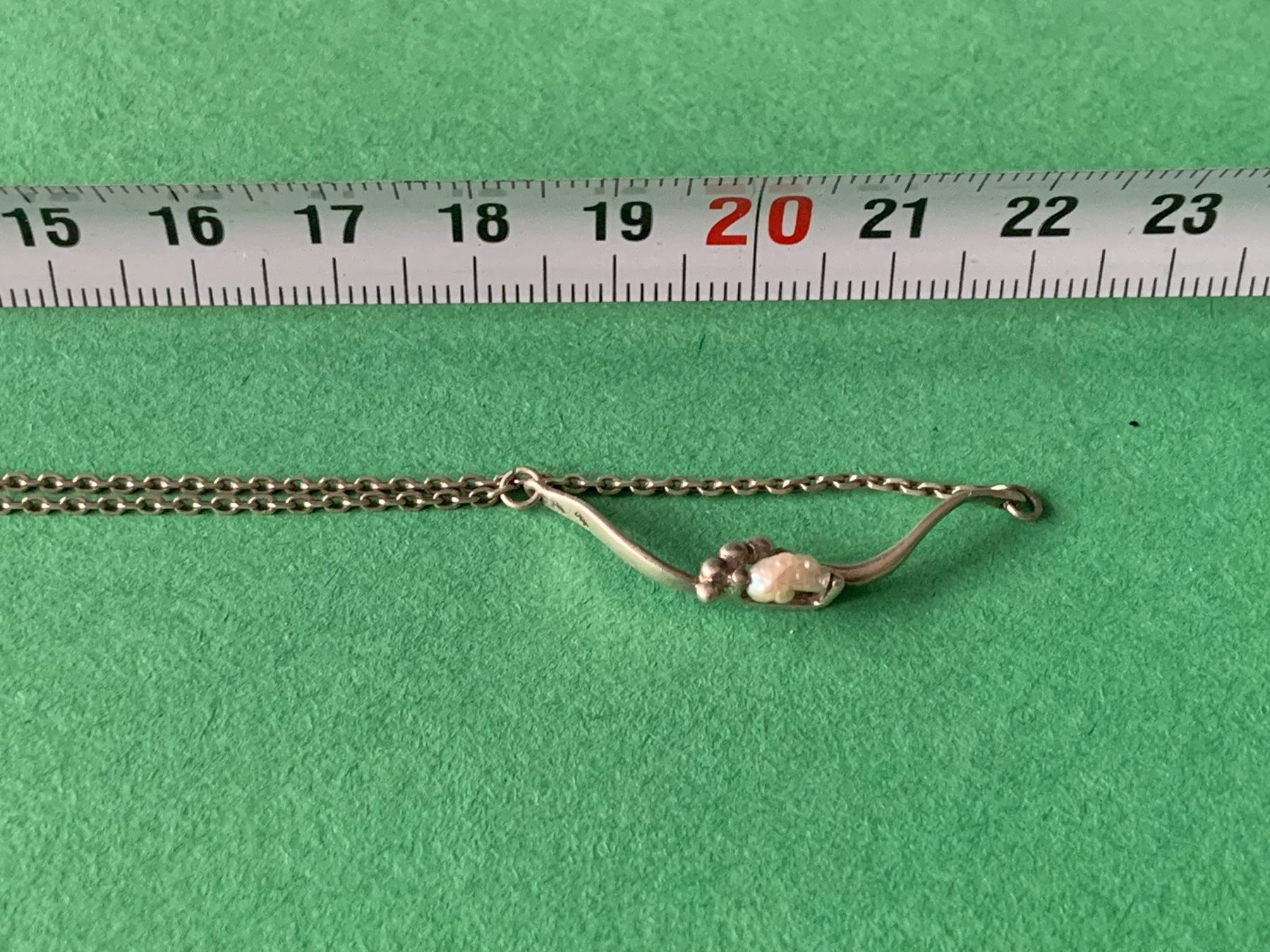 Catenine: Silberkette feine Perle (40cm) super Geschenk – Usato da Laufen venduto da Bellebellezza 6
