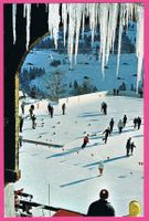 Adelboden Berner Oberland Kunsteisbahn belebt