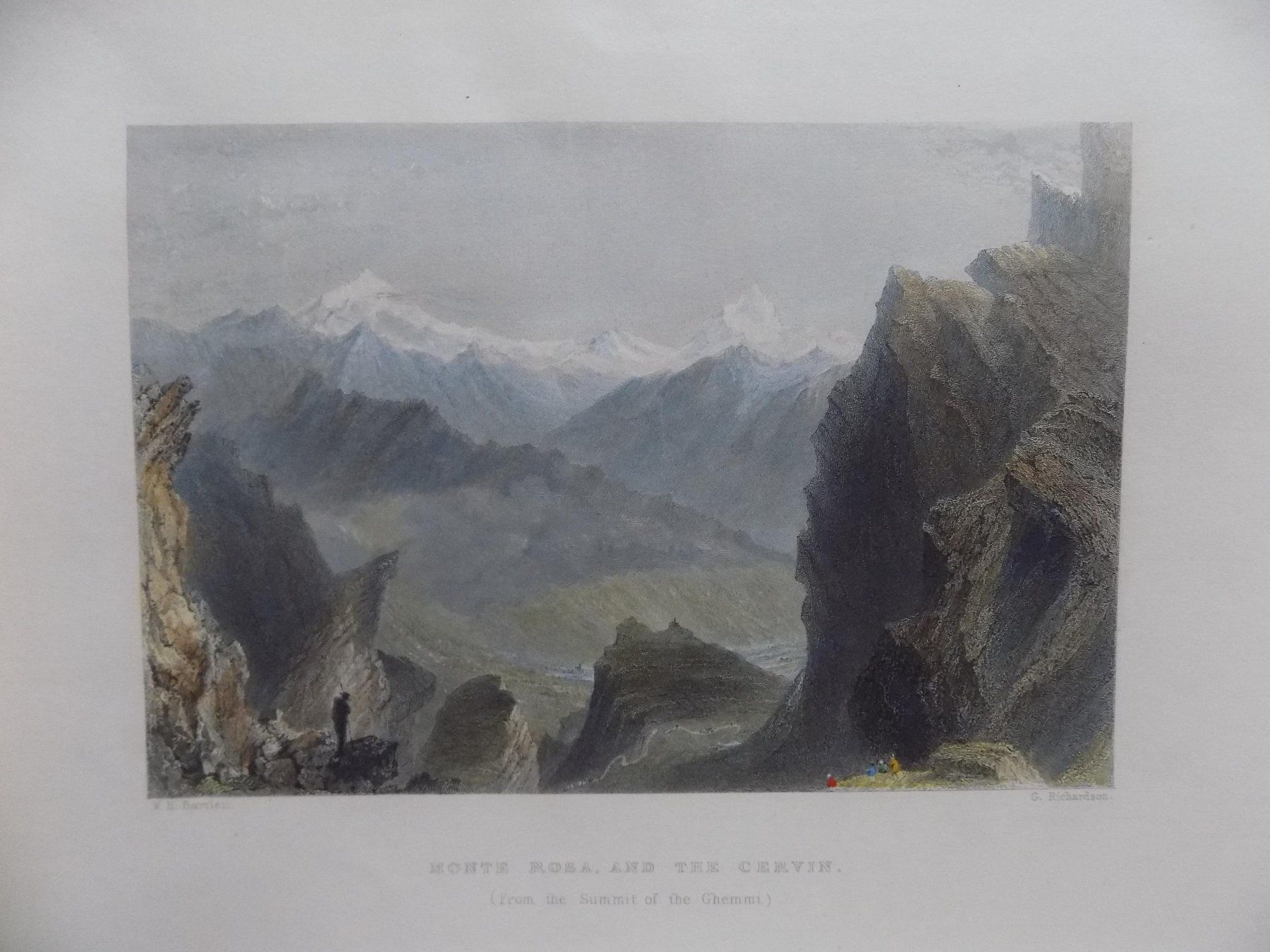Incisioni: Monte Rosa Matterhorn Cervin – Usato da Risch venduto da Antikfee 1