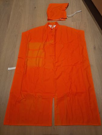 Regen-Poncho mit Kapuze, Regenjacke, Velojacke für Regen