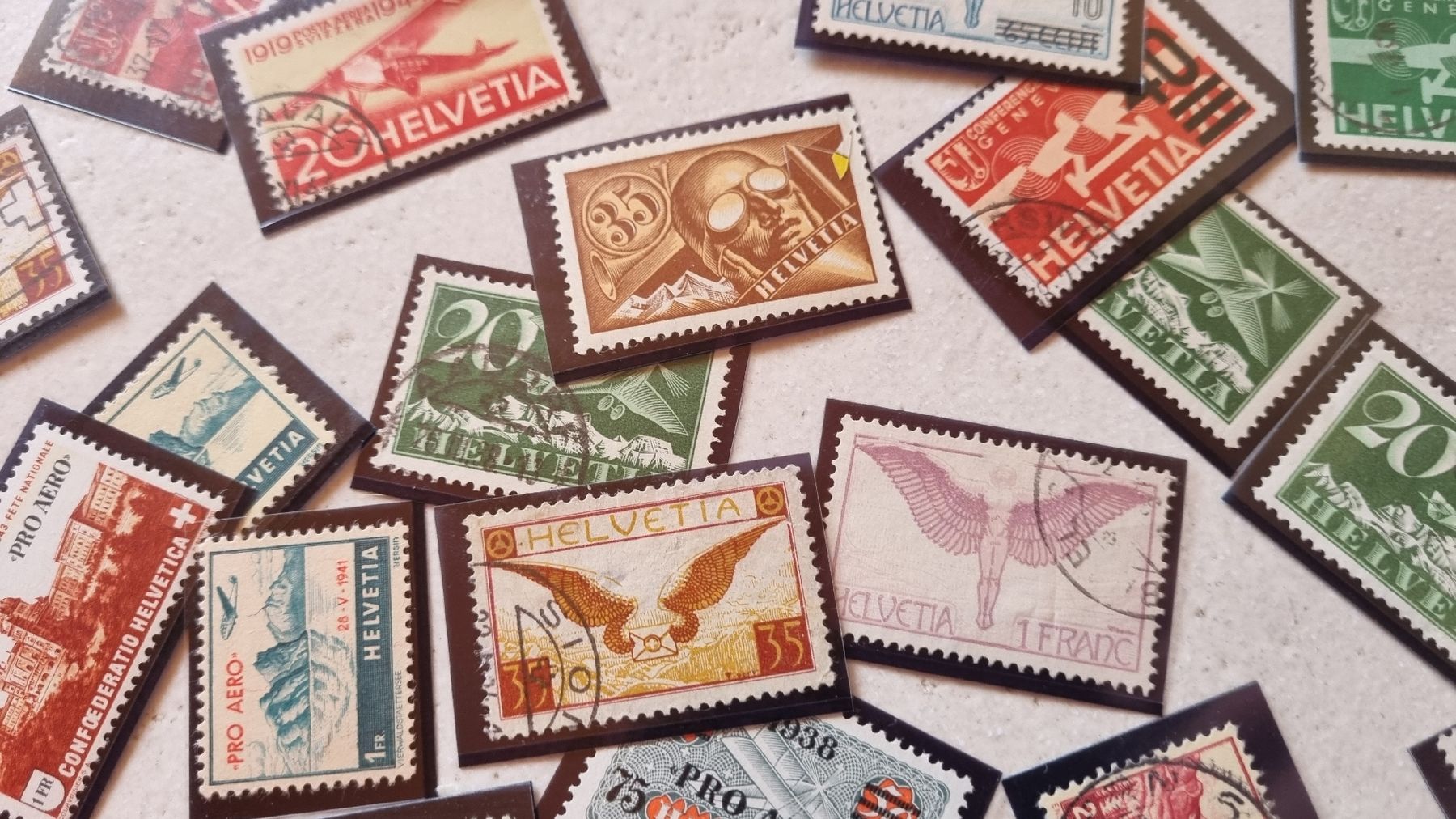 Tutti i francobolli: REICHHALTIGE FLUGPOSTSAMMLUNG MIT BESSEREN  – Usato da Heimenschwand venduto da Valvora 3