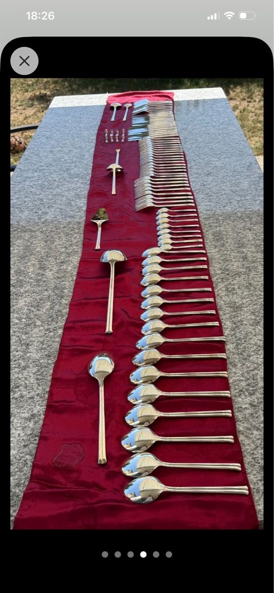 Set di posate: 87 teilige Silberbesteckset  – Usato da Thürnen venduto da schmiedekunst 2