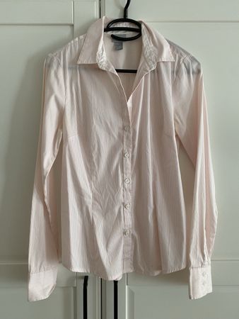 Damen Hemd H&M gestreift hellrosa Grösse 36 guter Zustand
