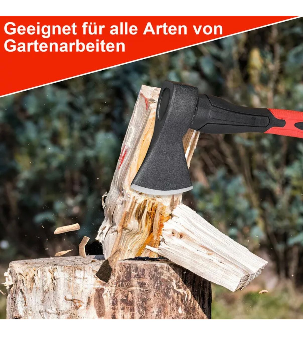 Tutti gli attrezzi: +4-er Set Gartenaxt 600, 800,1000 g – Nuovo e nell'imballaggio originale da Amriswil venduto da JaJa-Express 5