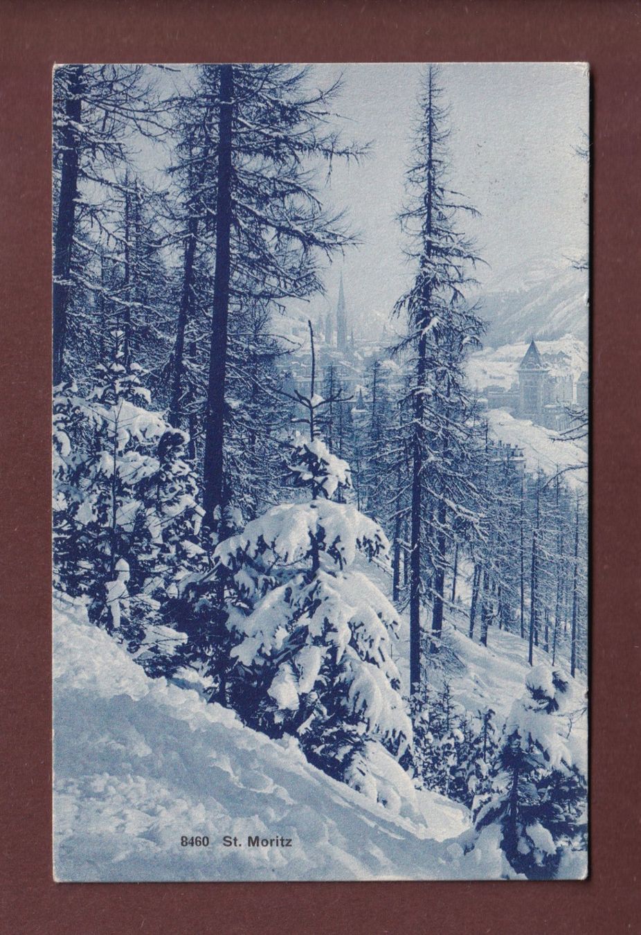 Cartoline postali: ST. MORITZ - 1911 – Usato da Pully venduto da nicecards-shop