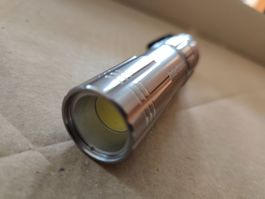 Taschenlampe Intertronic silber (neuwertig)