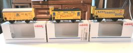 Märklin HO 4890/4891/48759.3 wagons marchandises"Comme neuf"