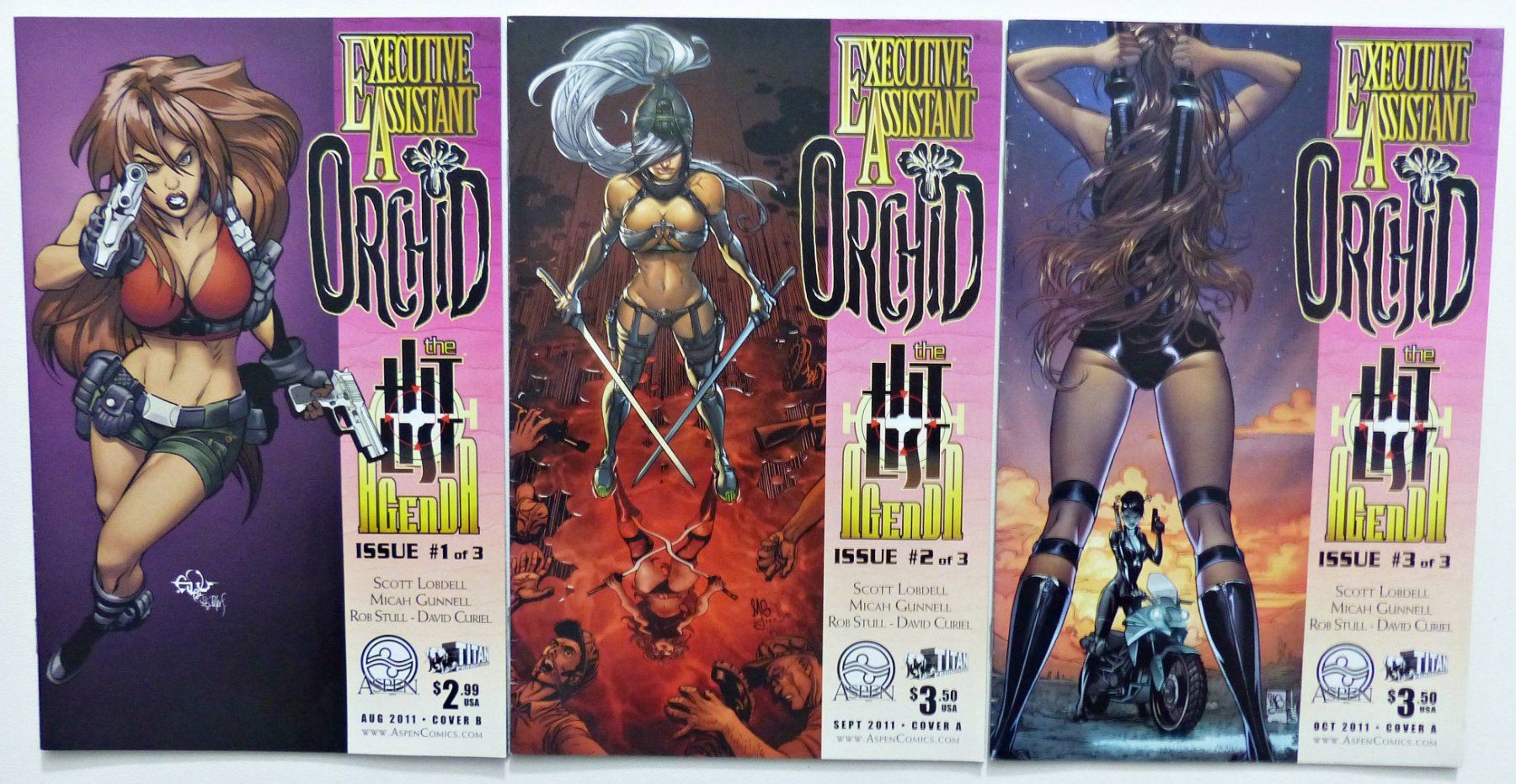 Comics: EXECUTIVE ASSISTANT ORCHID FEMALE ASSASSIN 3 PART SERIE 2011 – Gebraucht aus Lugano von YouWantUS
