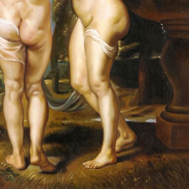 Reproduktionen & Neuware: Peter Paul Rubens - Die drei Grazien – Neu (gemäss Beschreibung) aus Larnaca von KunstDepot24 4