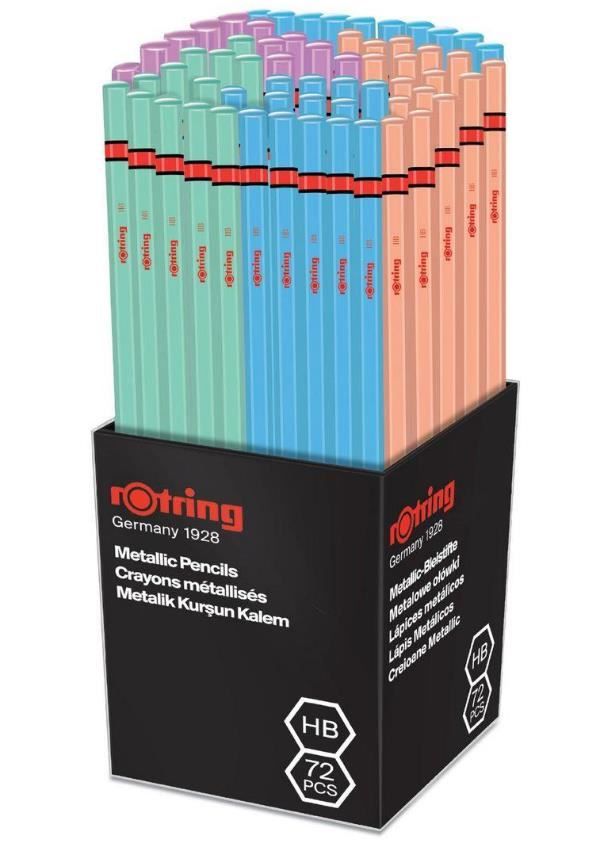 Matite, matite colorate & gessi: rotring Bleistift HB METALLIC 72 Stück – Nuovo e nell'imballaggio originale da St. Gallen venduto da cointec 1
