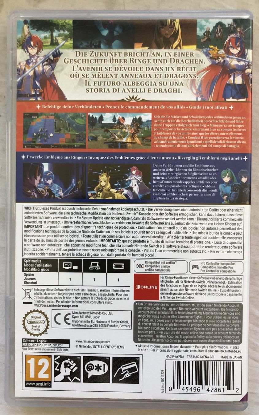 Nintendo Spiele: Nintendo Switch - Fire Emblem Engage – Gebraucht aus Schaffhausen von durruti 2
