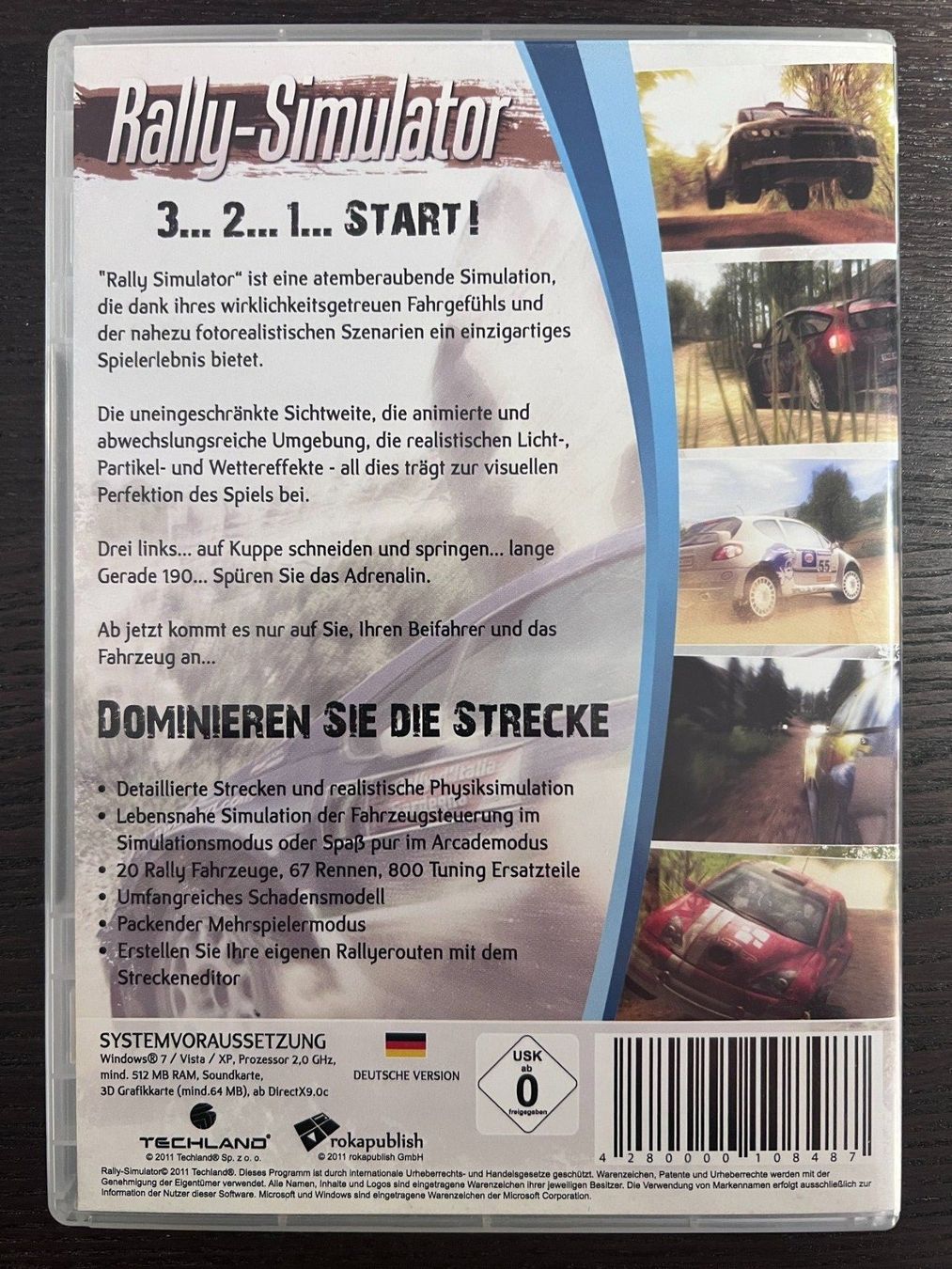 Microsoft Spiele: Rally - Simulator – Gebraucht aus Zürich von F84 1