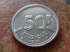 BELGIQUE  50  Francs  1987