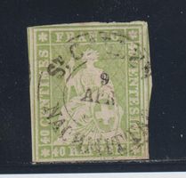 Strubel 26 C Papierabart + Klischeefehler SG / signiert