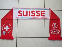 Fussball Fanschal Schweiz - SUISSE - Svizzera UEFA EURO 2025