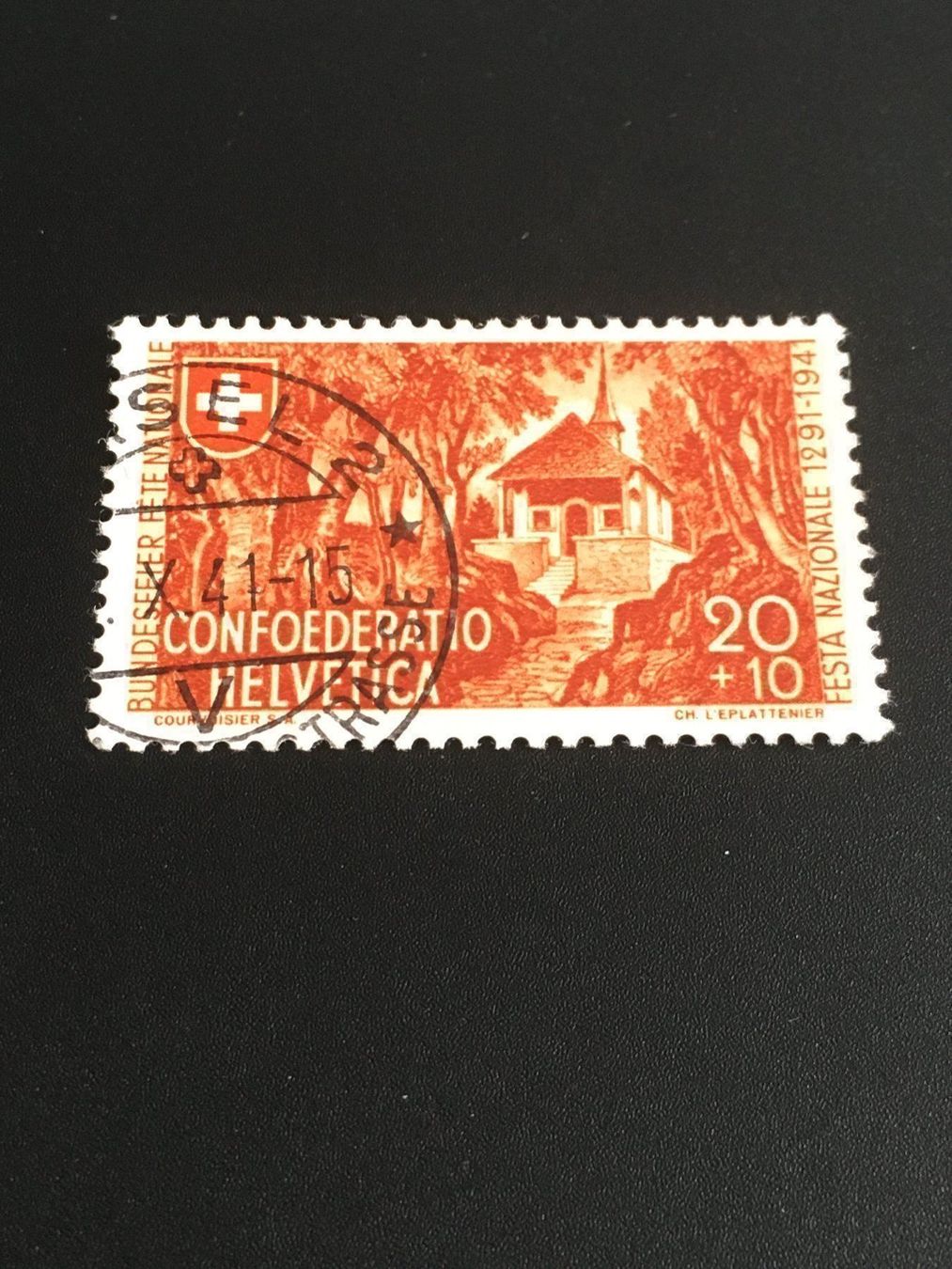 Tutti i francobolli: Pro Patria Zumstein Nummer 14c rotbraun – Usato da Abtwil SG venduto da Cards31