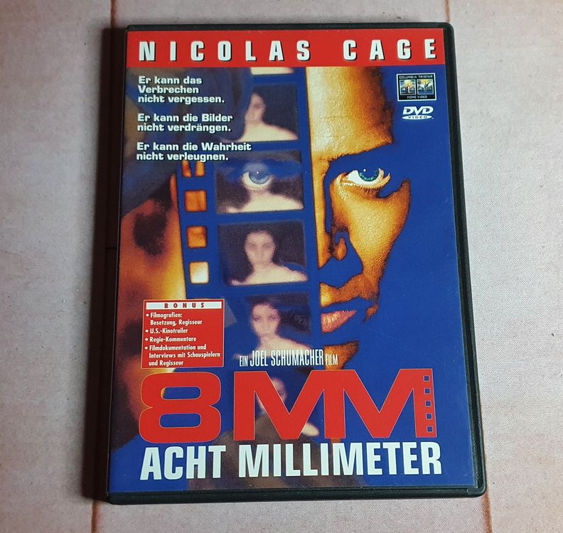 Nicolas Cage Acht Millimeter ( 8mm ) DVD Film | Kaufen auf Ricardo