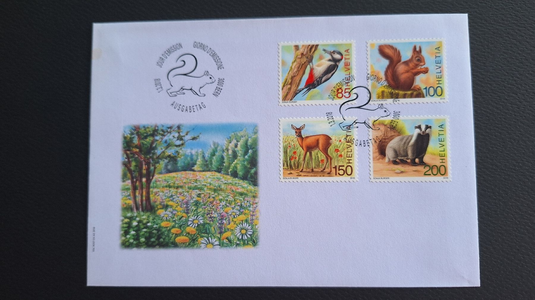 Tutti i francobolli: 2018,Nr.1666-1669,FDC – Nuovo (secondo la descrizione) da Pratteln venduto da walti-6060