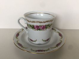 ILMENAU GRAF VON HENNEBERG Tasse à thé et soucoupe