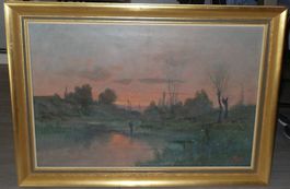 Tableau peintre Jean Bain (1860-1908)