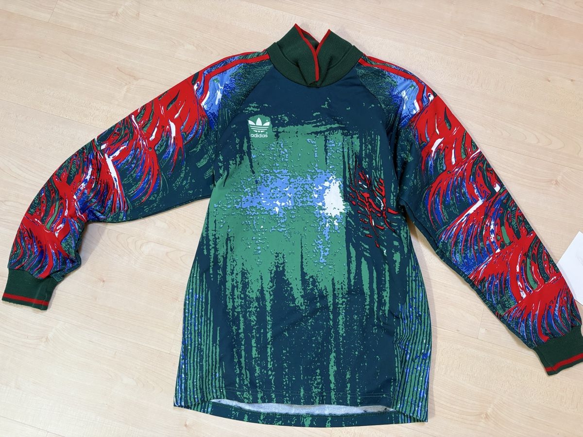 Adidas Pullover & Sweatshirts: Goaldress Adidas Pullover mit Print dunkelgrün – Gebraucht aus Buchrain von Sisi83