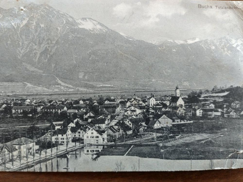 Cartoline postali: Ansichtskarte Buchs (SG) um 1900 – Usato da Wildhaus venduto da Hukwildhaus