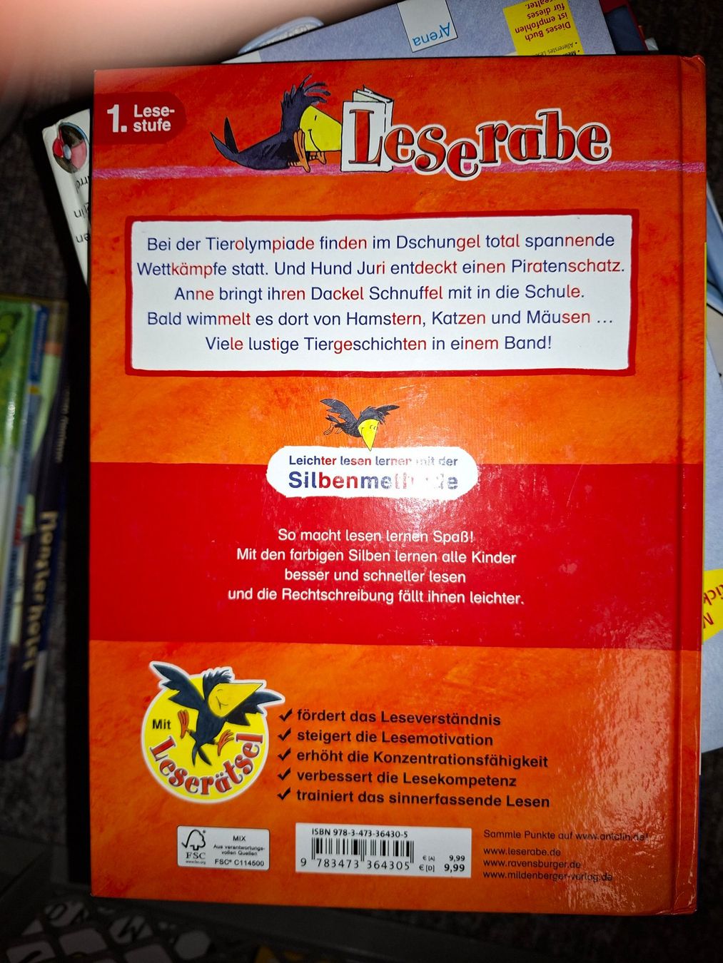 Libri: Leserabe "Lustige Tiergeschichten" 1. Lesestufe – Usato da Dietikon venduto da Buchantiqdietikon 1