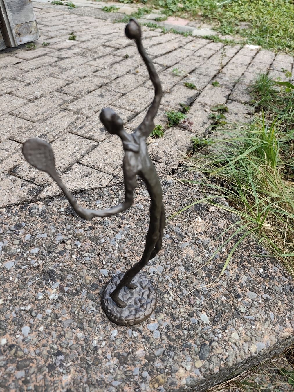 Skulpturen & Statuen: Bronzefigur Tennisspieler – Gebraucht aus Wallisellen von Maestro01 1
