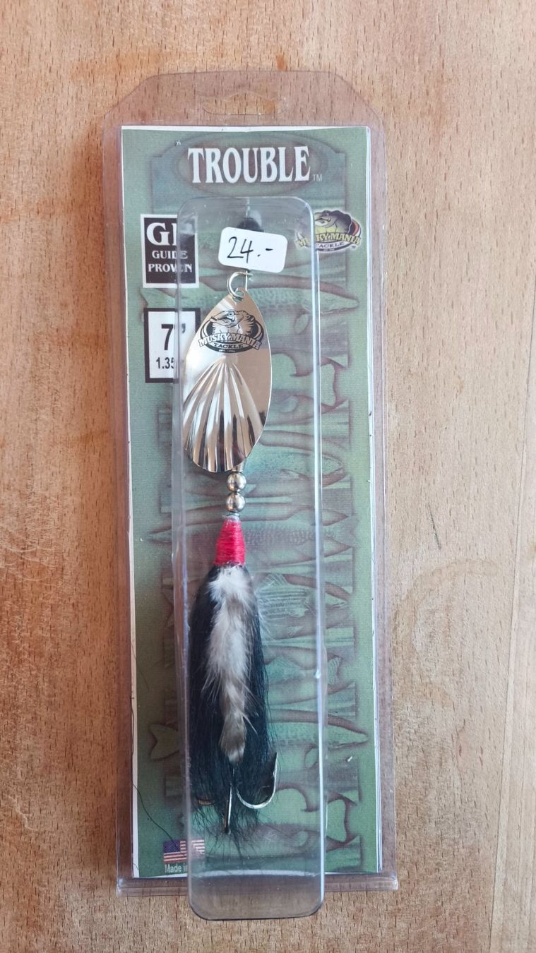 Köder: Musky Mania Trouble Spinner – Neu und originalverpackt aus Sarnen von sebalant