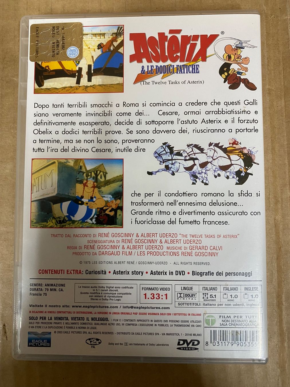 Tutti i DVDs: Asterix (DVD) Italienisch – Usato da Eschlikon TG venduto da 1.- 5