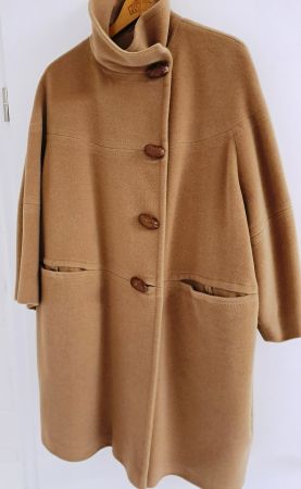 Mantel für Damen aus Kamelhaar-Stoff