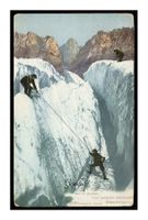 ALPINISME - 1901 "Une Escalade périlleuse" Sur le Glacier