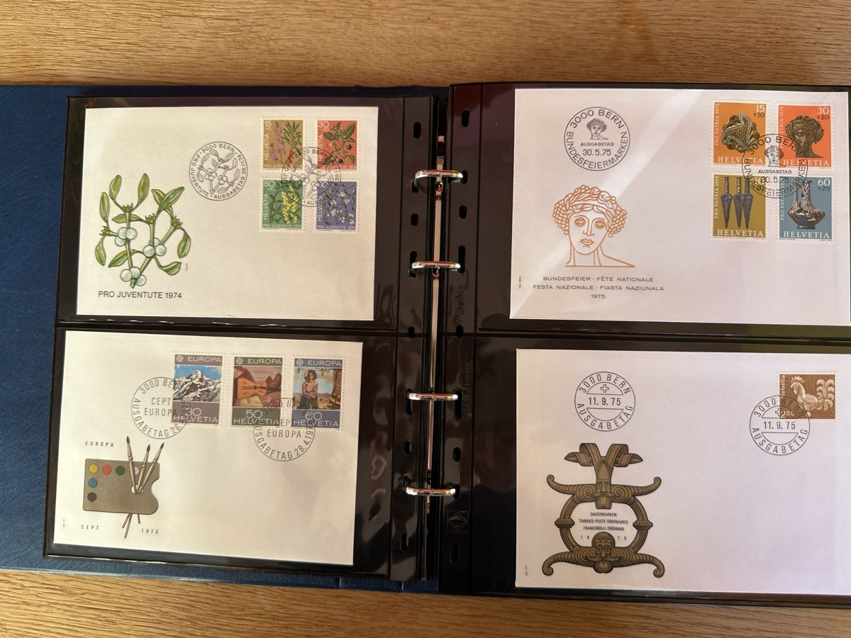 Tutti i francobolli: Schweiz - FDC, Sonderbriefe im Ringbinder – Usato da Schmitten / FR venduto da Samsara169 2