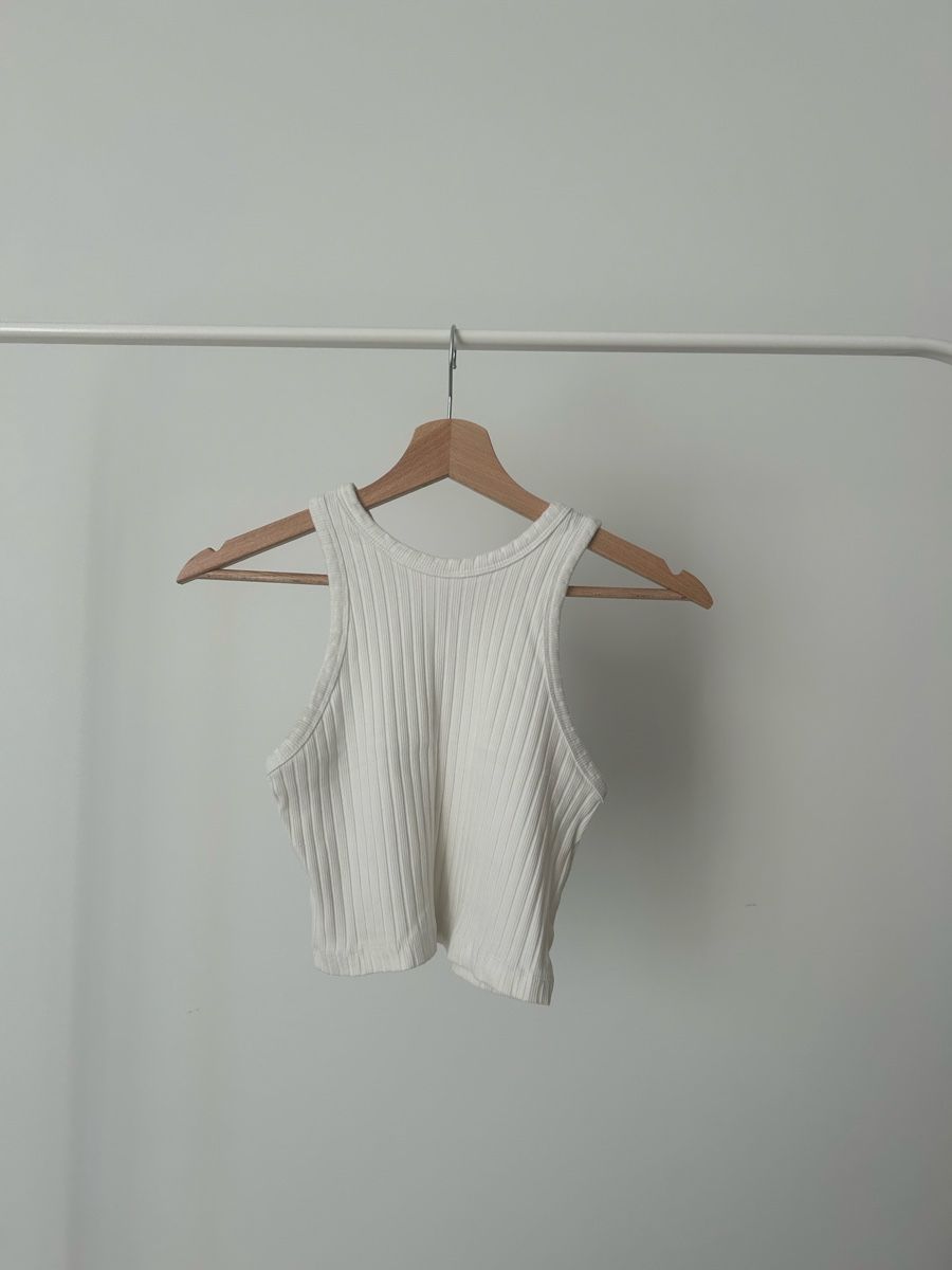 Tops: Canottiera corta bianca – Gebraucht aus Massagno von sab_gpx5