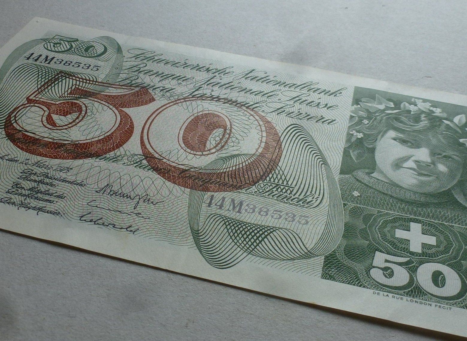 Banconote: Schweiz ++ 50.- Franken 1973 – Usato da Walkringen venduto da Casablanca777 1