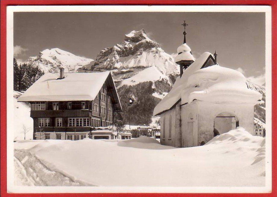 Cartoline postali: ENGELBERG, BERGHAUS, GROSSFORMAT – Usato da Grüningen venduto da Kartenlaube