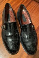 Schwarze Loafer mit Schnalle, Grösse 41