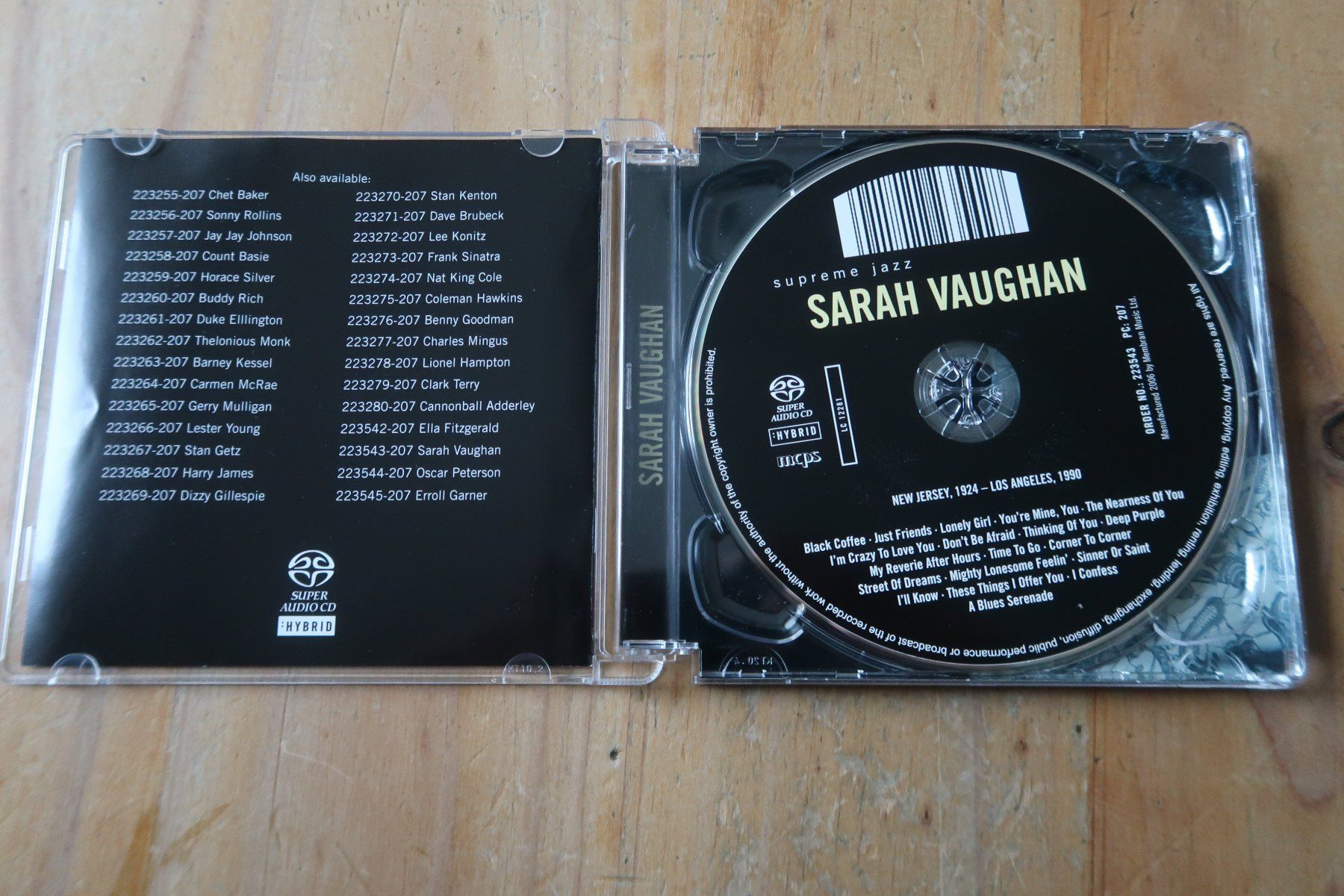 CDs: SARAH VAUGHAN - ST - SACD – Gebraucht aus Basel von Patiscat 4