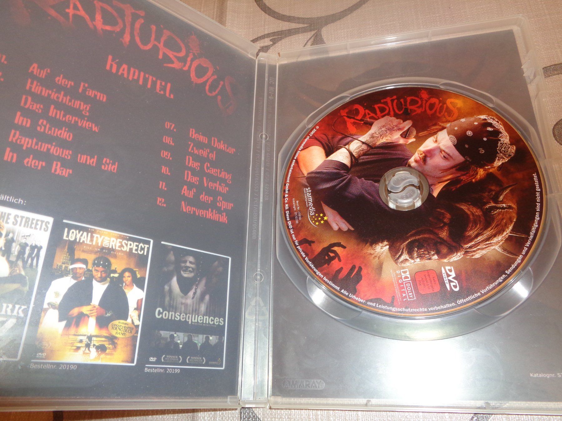 Tous les DVDs: Rapturious - Die Hölle wartet DVD – D'occasion à Olten par Disc-Verkauf 1